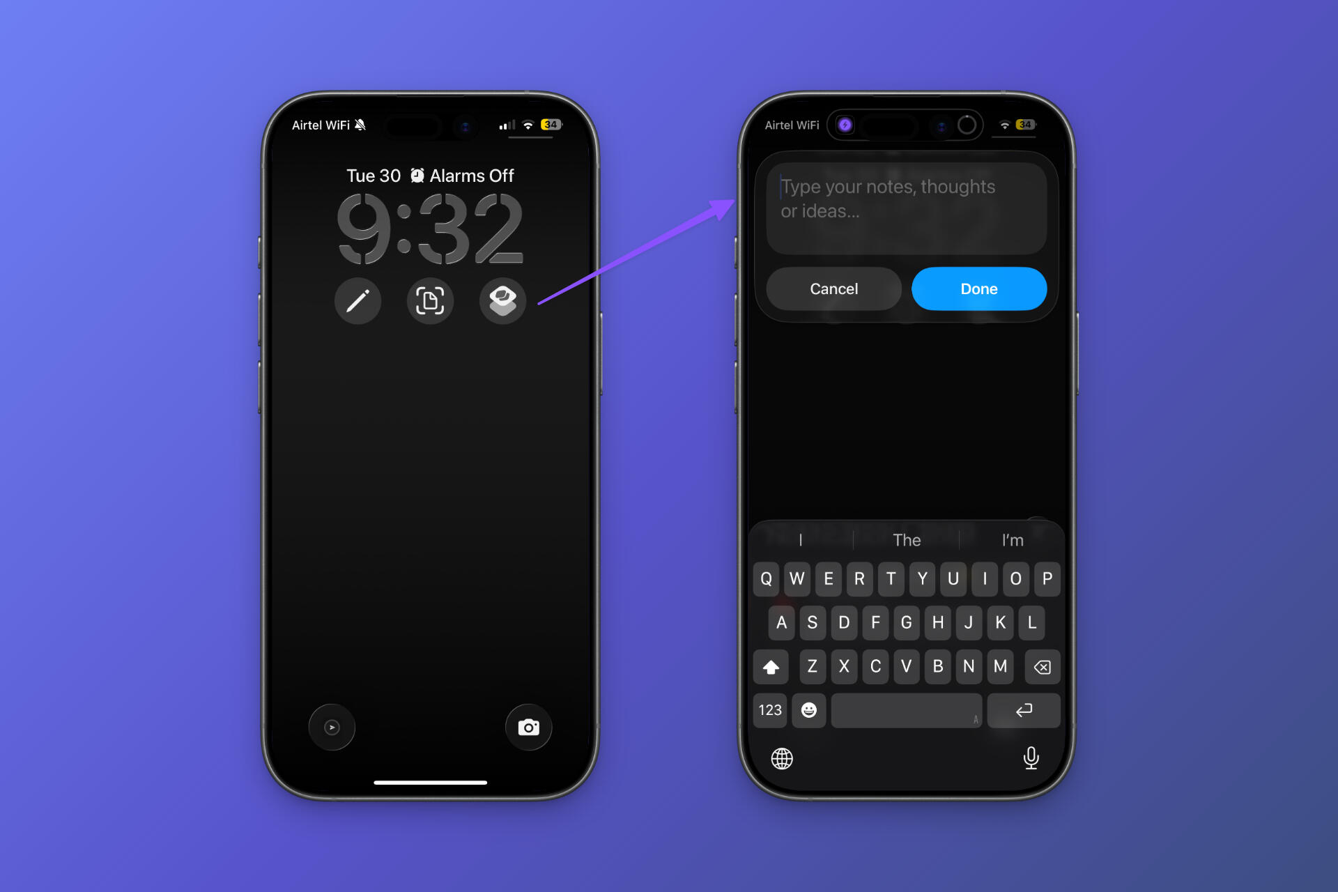 Lock Screen Widget